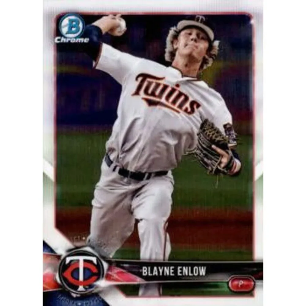2018 Bowman Chrome Prospects Blayne Enlow BCP141 Minnesota Twins